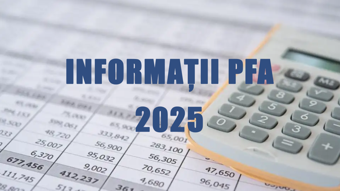 informatii pfa 2025